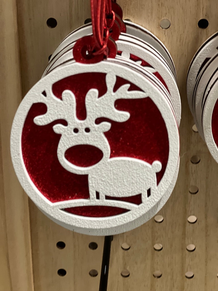 Reindeer Silhouette Ornament