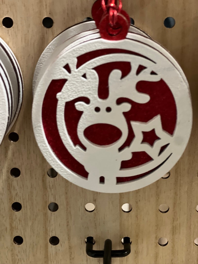Reindeer Cutout Ornament